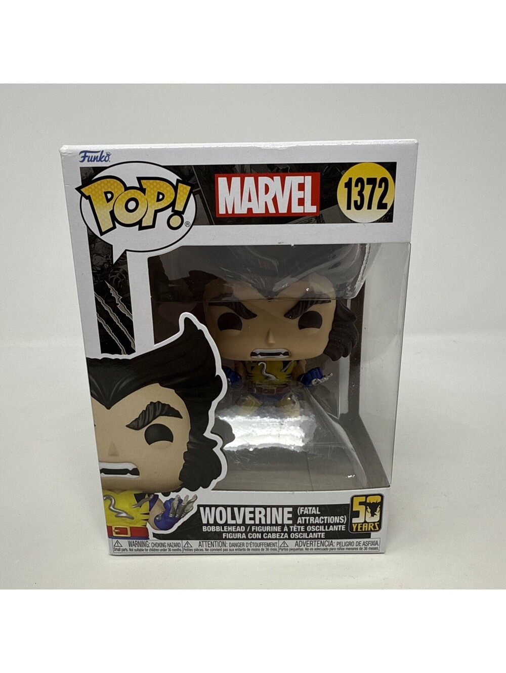 Funko Pop! Vinyl Marvel Wolverine (Fatal Attractions) 50 Years #1372